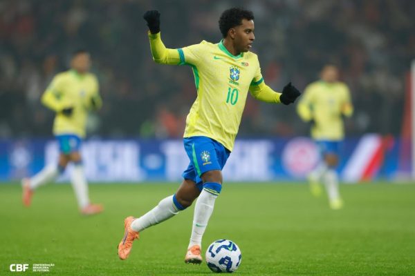 Rodrygo esteve presente em quase todos os lances de perigo do ataque da Seleção Brasileira
Créditos: Rafael Ribeiro / CBF