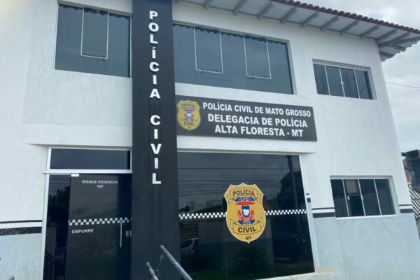 Delegacia Municipal de Alta Floresta. Foto Divulgação PJC-MT