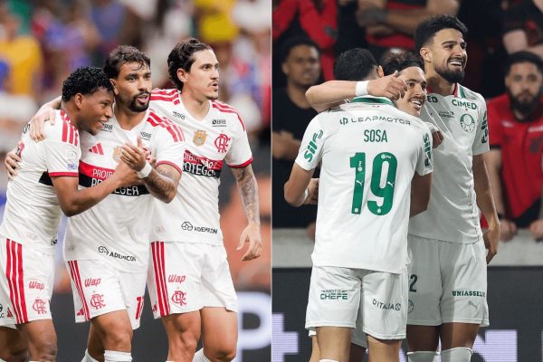 Flamengo e Palmeiras venceram pela 31ª rodada do Brasileirão
Créditos: GILVAN DE SOUZA/FLAMENGO e Cesar Greco/Palmeiras