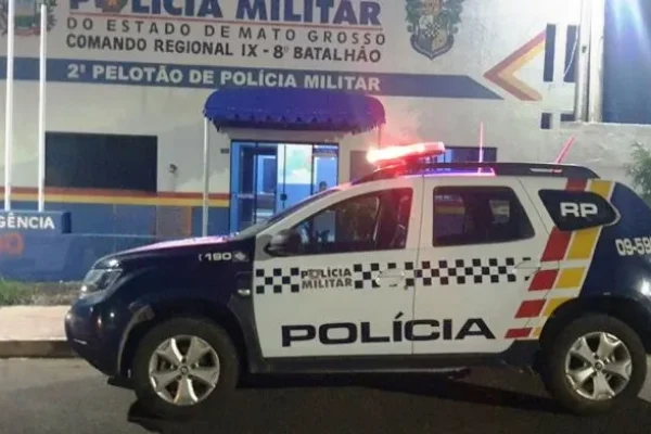 delegacia-e-viatura-da-policia-militar-de-Nova-Canaa-do-Norte